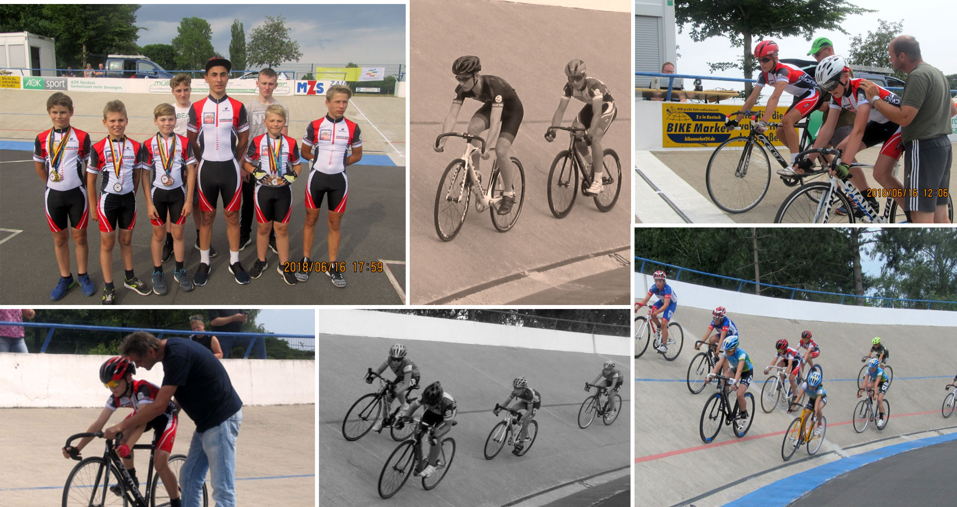 16.-17.06 Rostock Landesmeisterschaften Radsport/ Bahn. 20 Medaillen, 11 Meistertitel für SVD24