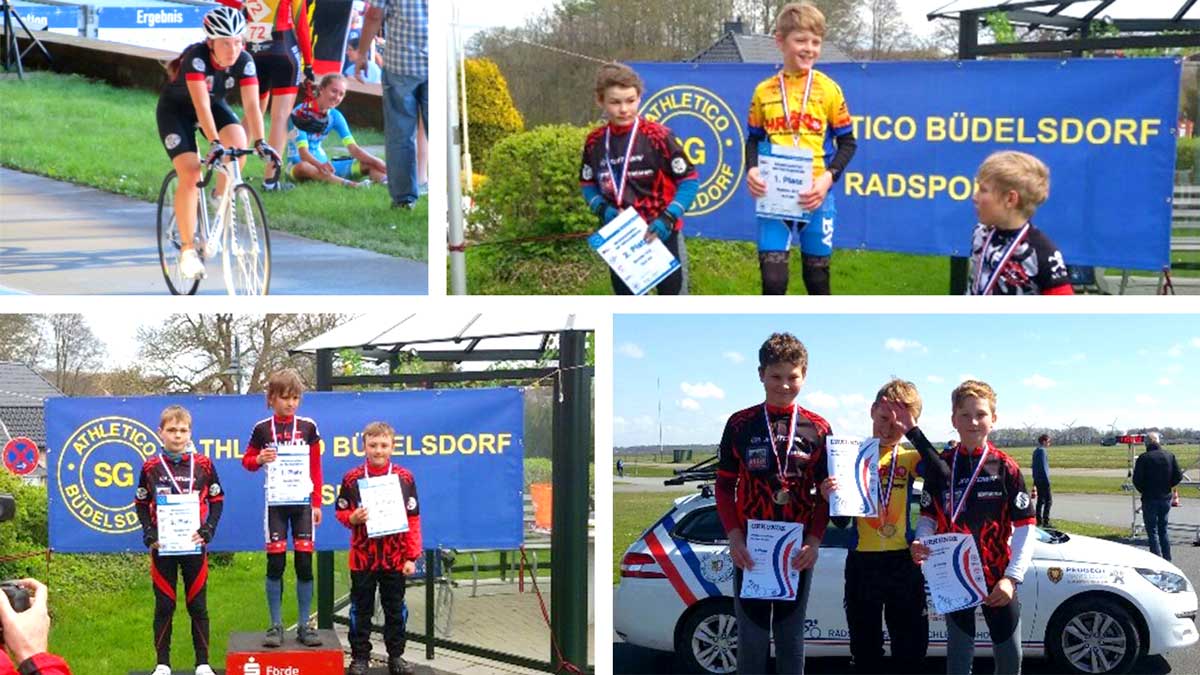 6 Medaillien für unsere Radsportler!