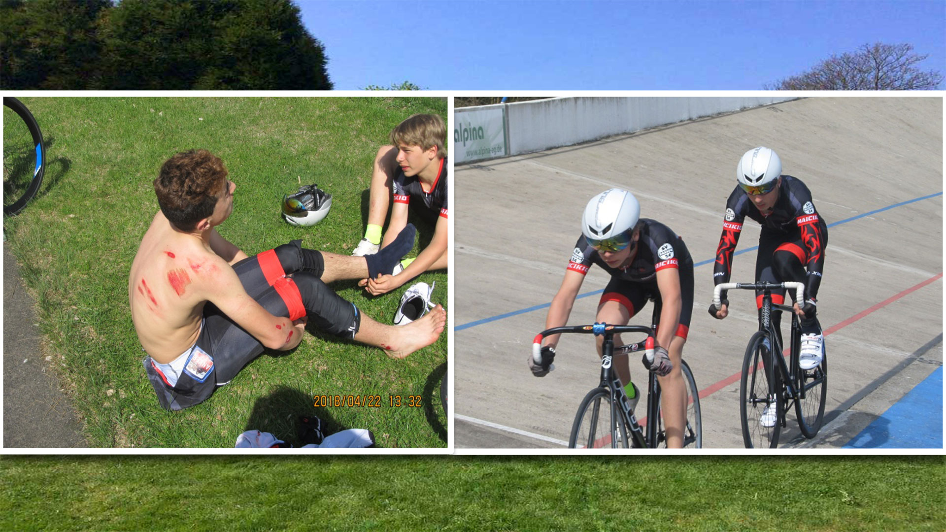 Der talentierte Khaled Sarhan überschlägt sich in Rostock mit 62 km/h