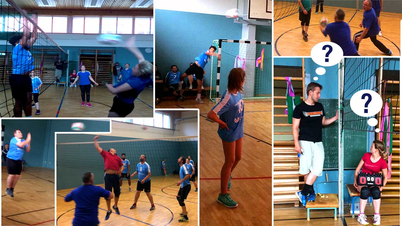 Der Regen trieb die Spieler in die Halle, dennoch ein gelungenes Turnier!