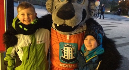 Mit dem Team bei den Rostock Seawolves