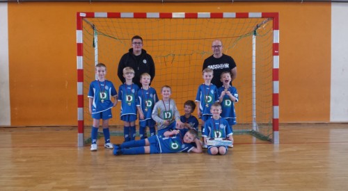 Team Dassow mit Trainer Fabi und Marko